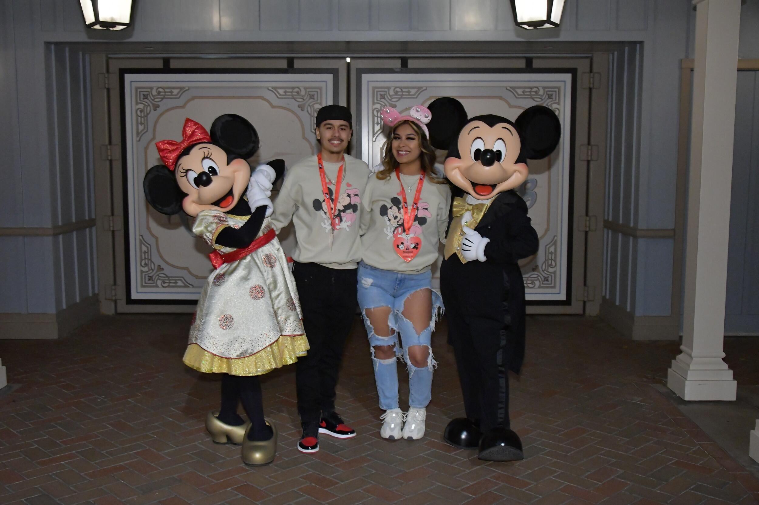 Sweethearts night at DisneyLand!