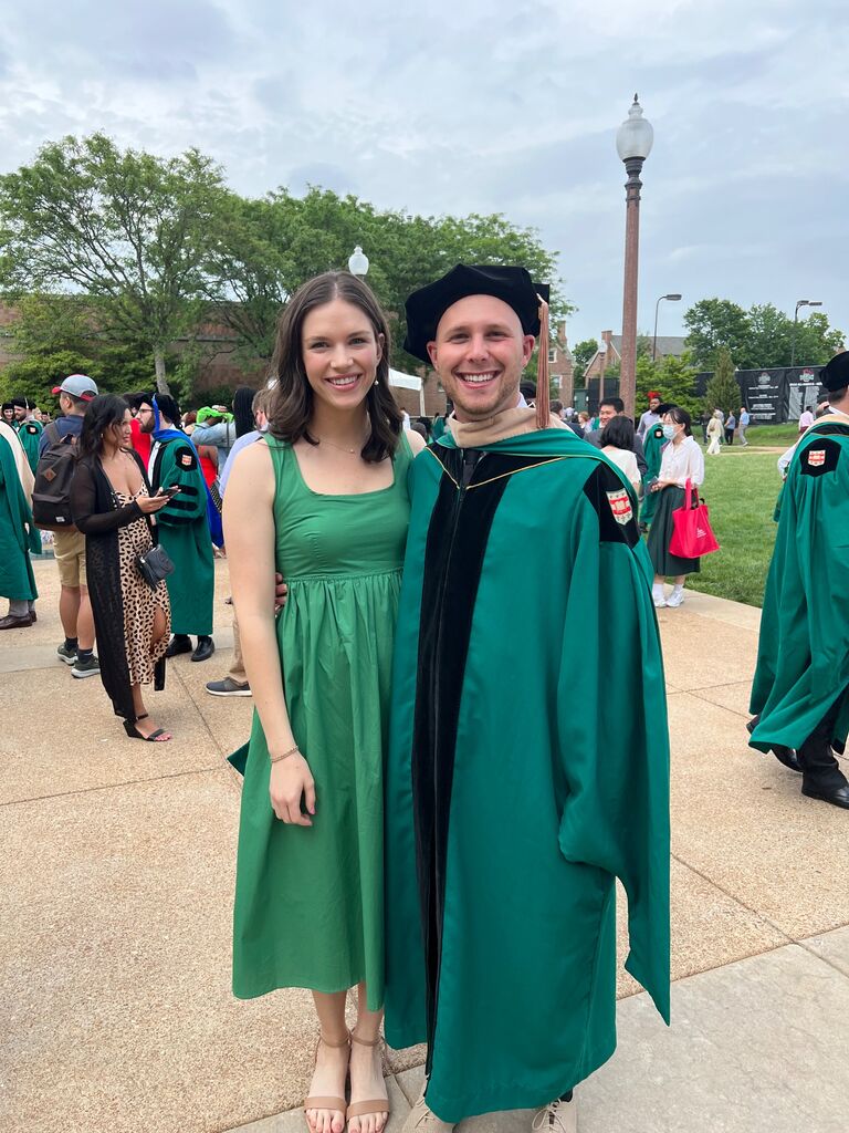 Camden's graduation from Wash U's MBA program