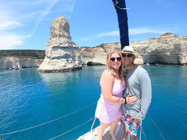 They celebrated graduation with the most amazing trip to Greece. This was Michael's 1st time in Europe.
