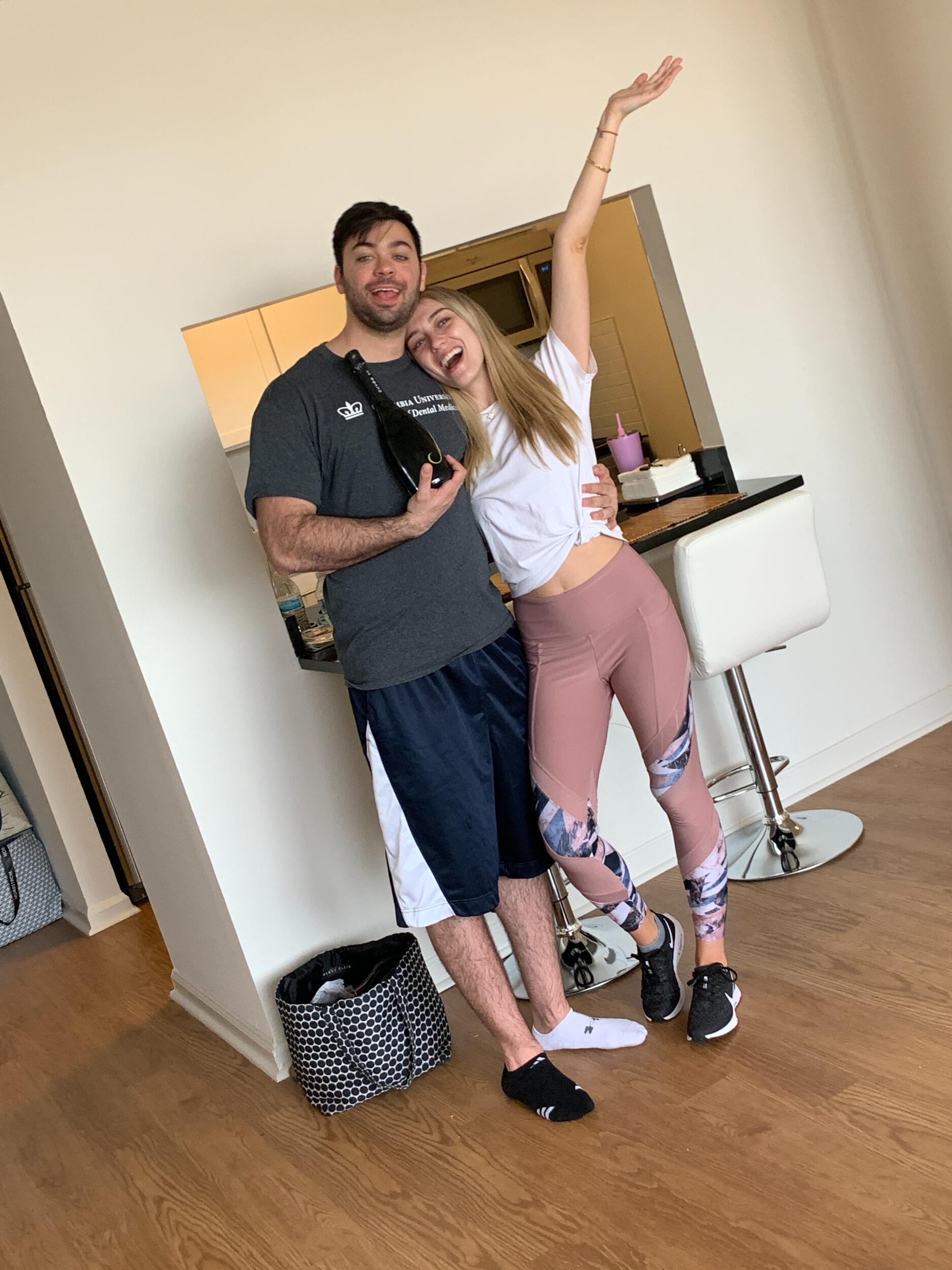 Lexi and Tyler moved into their first apartment, in Hoboken, NJ! 
