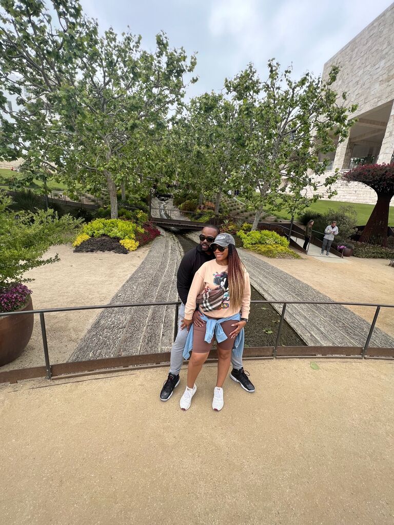 Visiting the Getty Center Museum in Los Angeles, taking in all the beautiful sites.