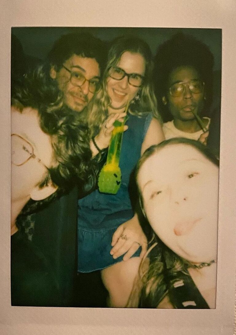 Nick and Cat hit Bourbon Street with friends. 