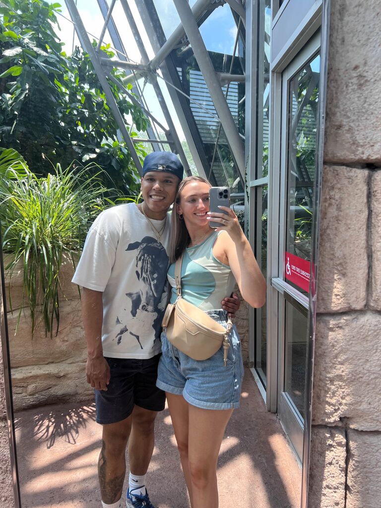 Went to the Shark Exhibit to find zero sharks. We enjoyed the garden and then decided that those sharks looked like fish.  