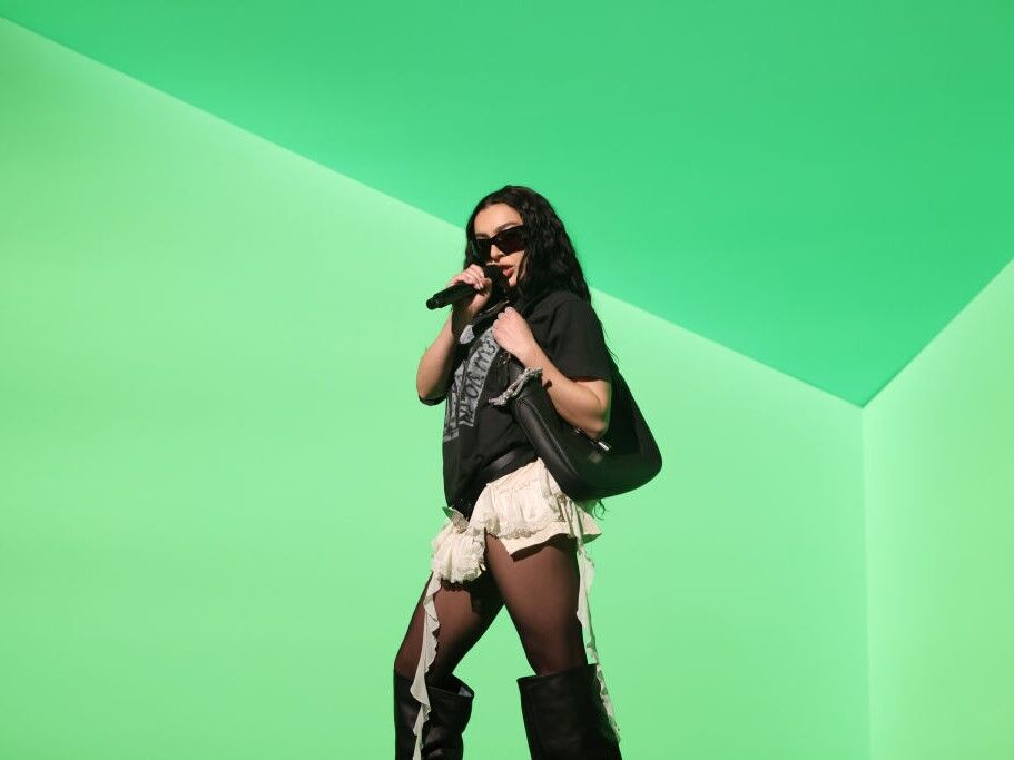 Charli XCX performing