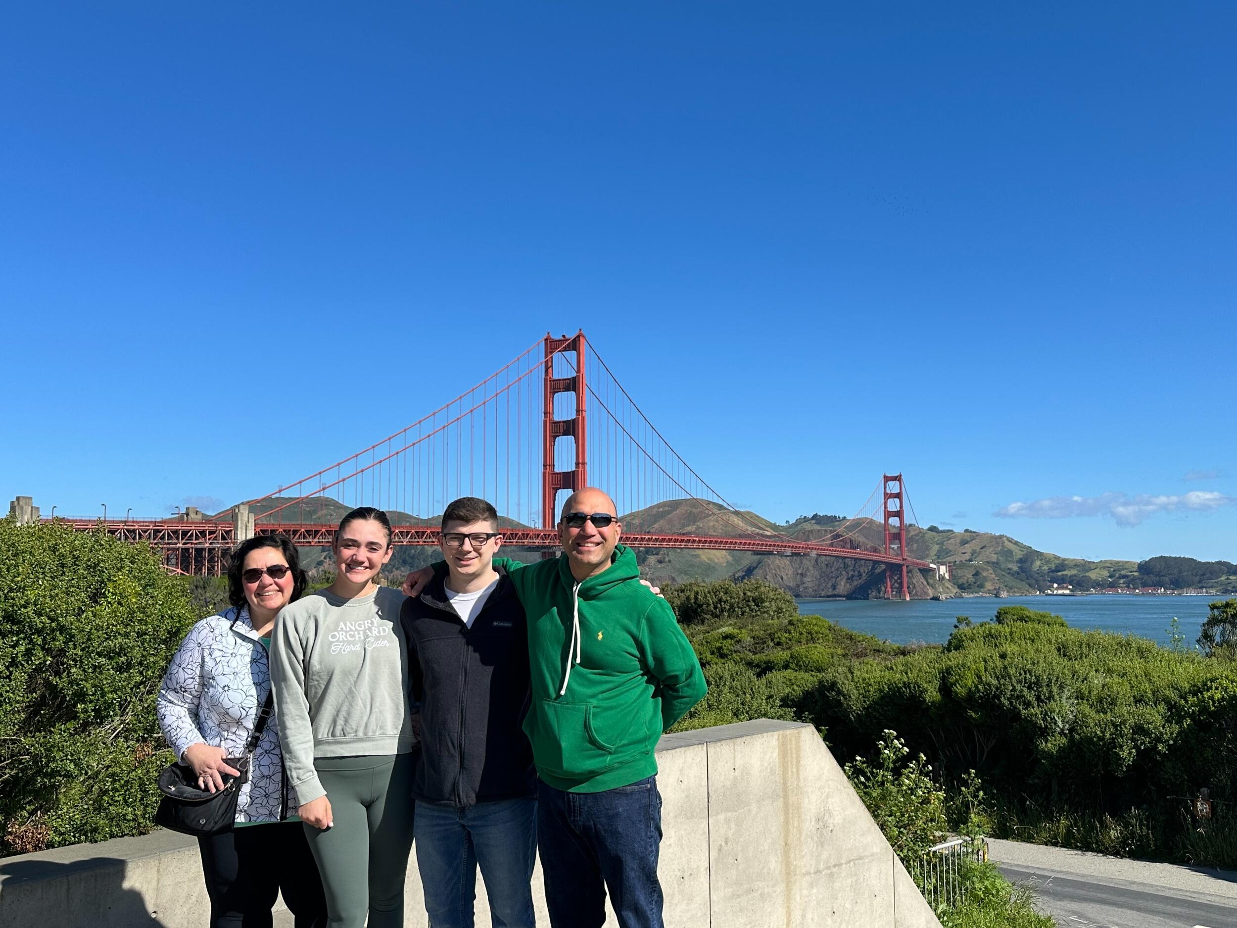 Marissa and David traveled to California with the Hunter family, hitting San Francisco, Los Angeles, and Carlsbad.
