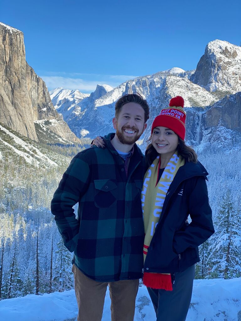 First time in snow together