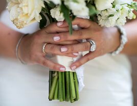 diamond wedding ring and engagement ring