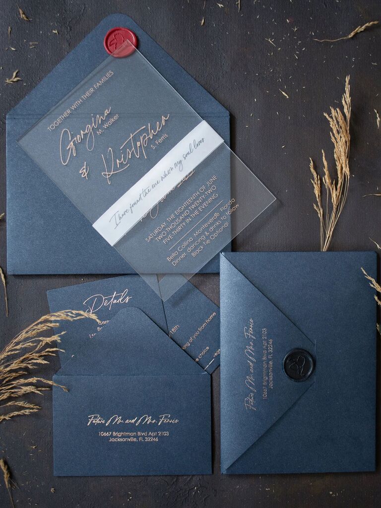 23 Elegant Wedding Invitations To Announce Your Big Day