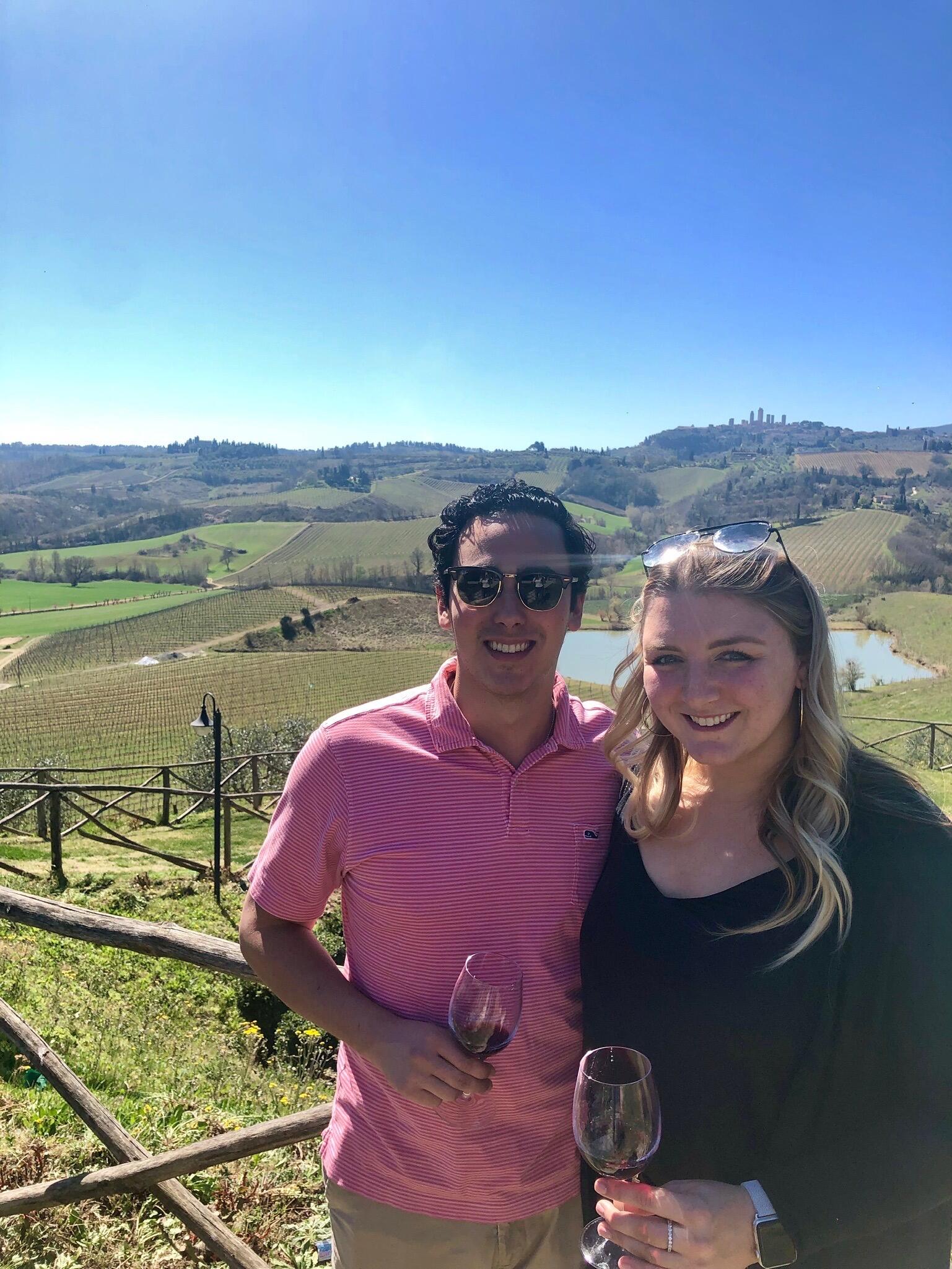 Italy to visit Joey's brother, Michael