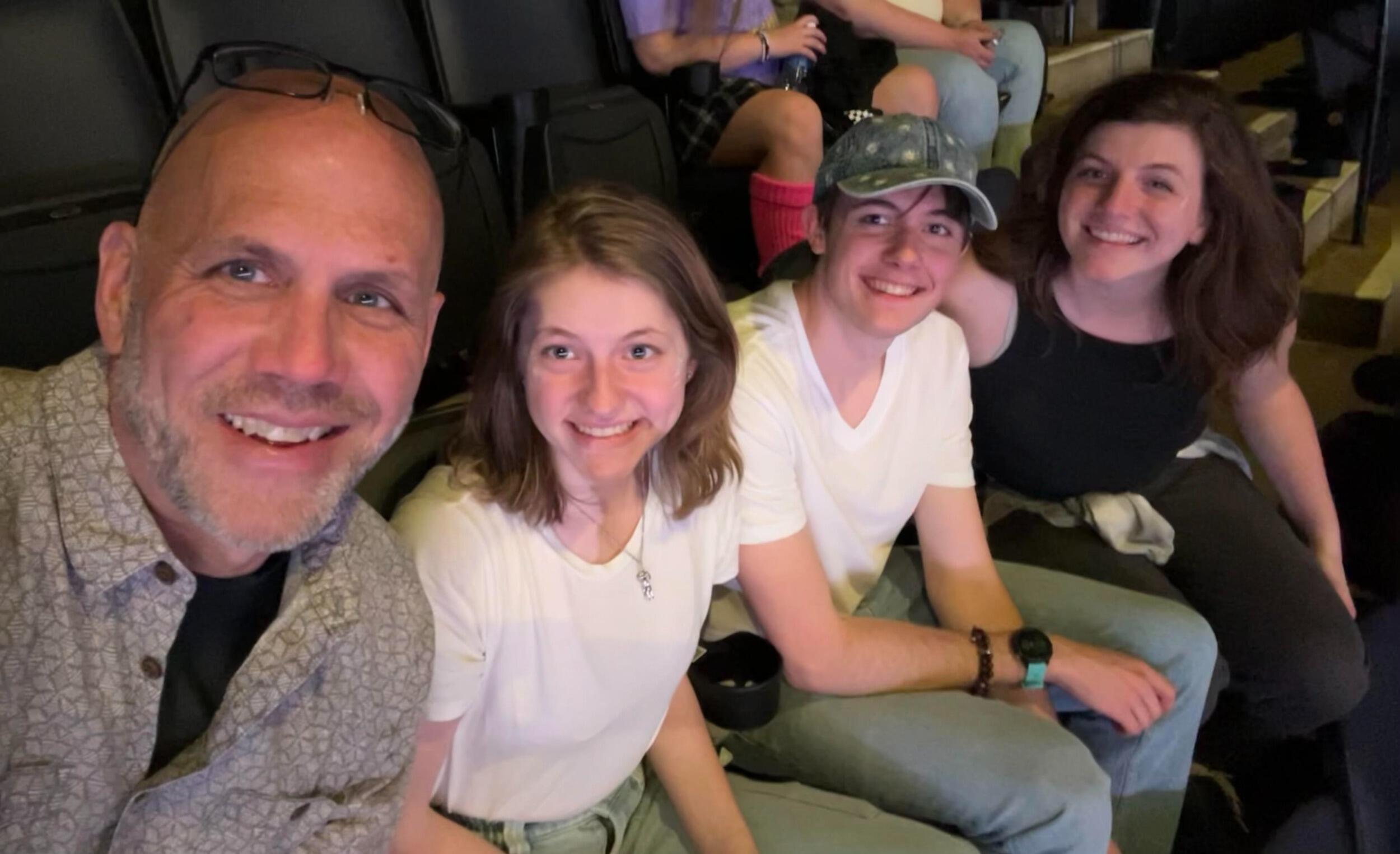 We went to see AJR live at Van Andel Arena! AJR is one of our favorite bands, so seeing them live was a dream come true! We went with Audrey's dad, Rob, and her sister Miranda. Truly a concert dream team.