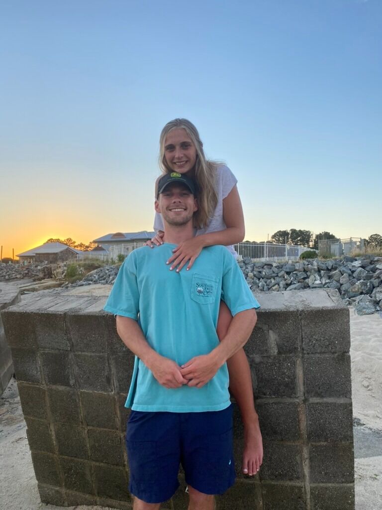 This was our second summer together and spending time at the river.