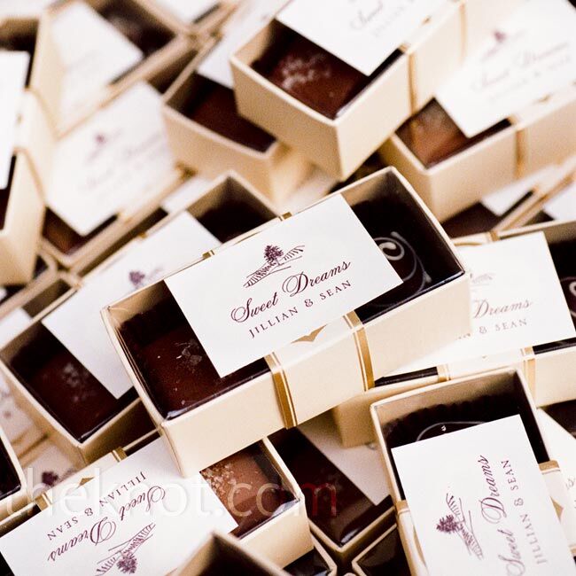 Chocolate Wedding Favors