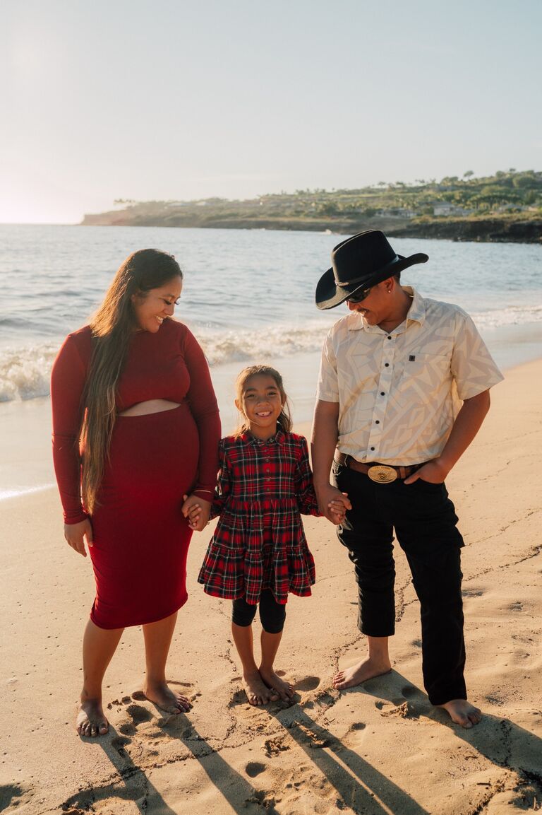 Enjoying this time we have left as a family of 3. 