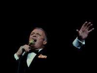 Frank Sinatra performing