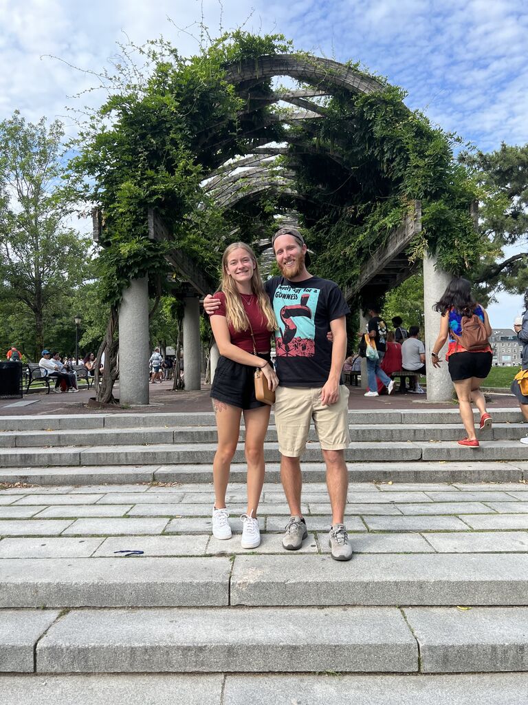 A beautiful day for the park in Boston, MA.