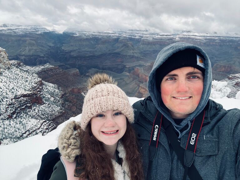 Here we are at the Grand Canyon on our OSU STEP photography trip -- where we had the incredible opportunity to travel across Arizona, Utah, and Nevada. Rumor has it we are still shivering from how cold the Grand Canyon was that day!