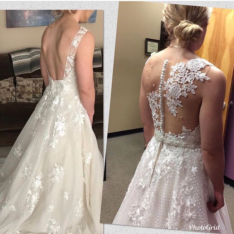 quick wedding dress alterations near me