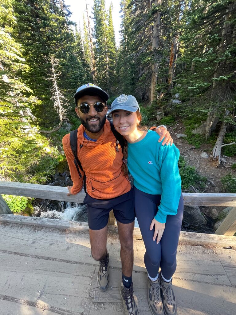 We were finally in Denver together and able to go on weekend trips to the mountains...