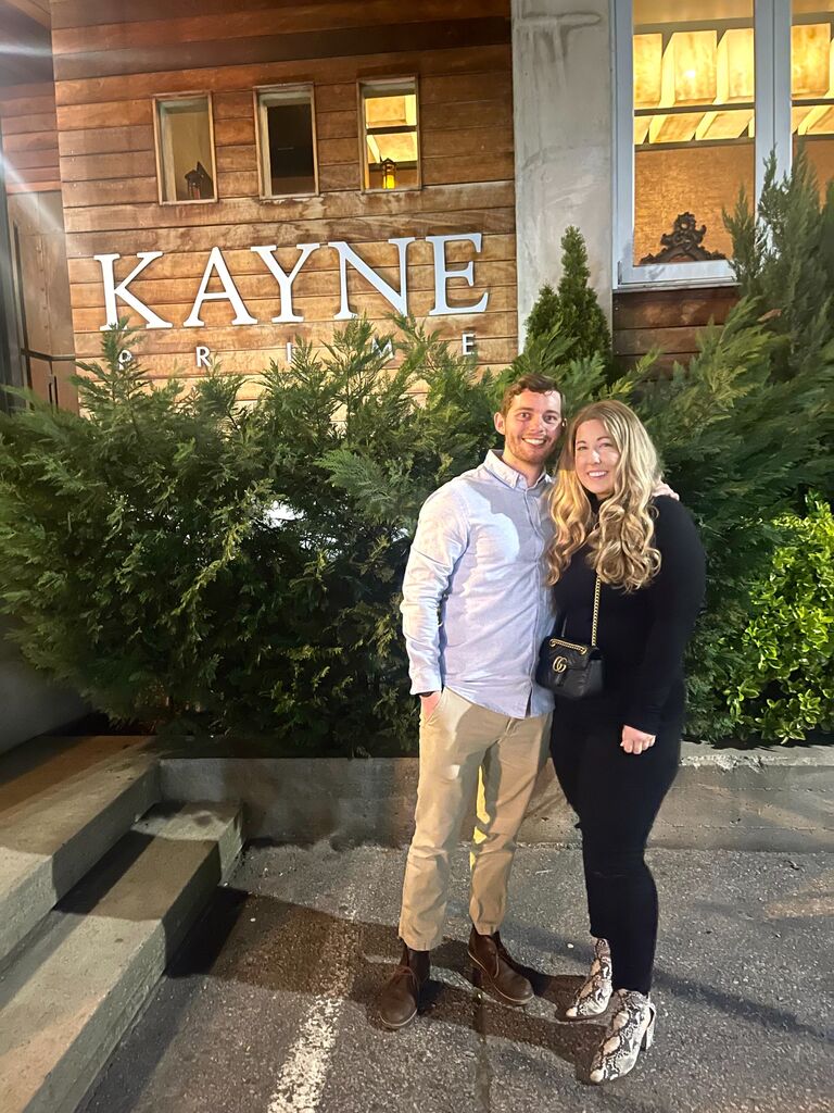 Hard launch! We had a date night at our favorite restaurant in Nashville, Kayne Prime! No more date nights here until after the wedding ;)