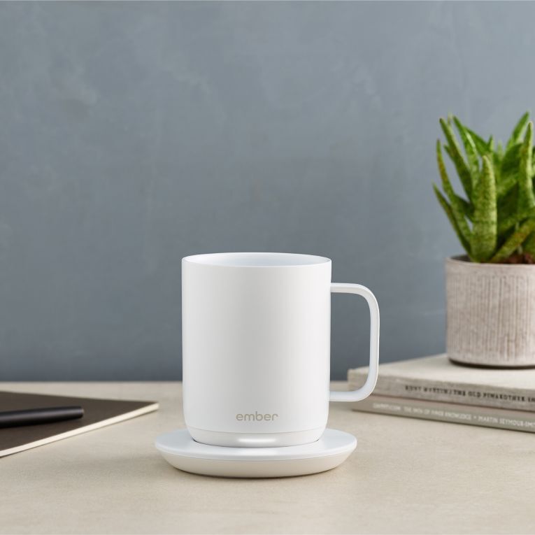 White smart mug wedding gift for couple