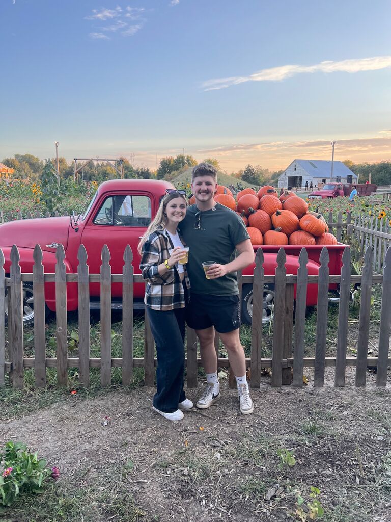 Connor took me to Nebraska for the first time, where I had the opportunity to meet his family and explore Valas pumpkin patch.