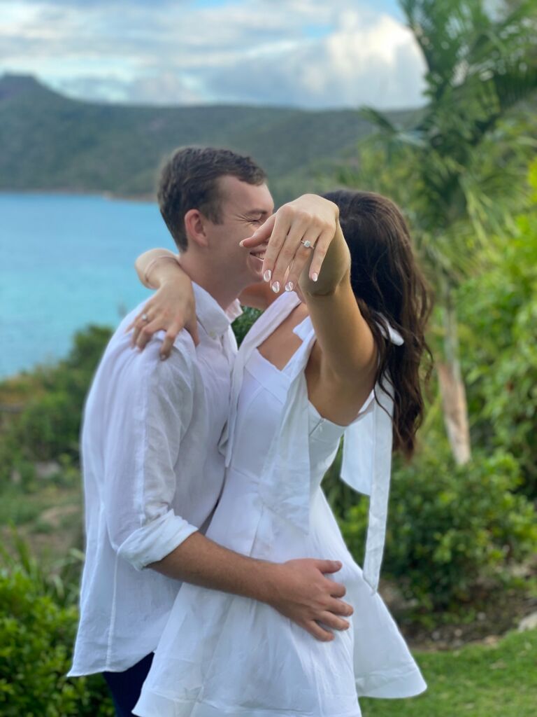 Nicolas proposed to Kiralee on beautiful Hamilton Island.