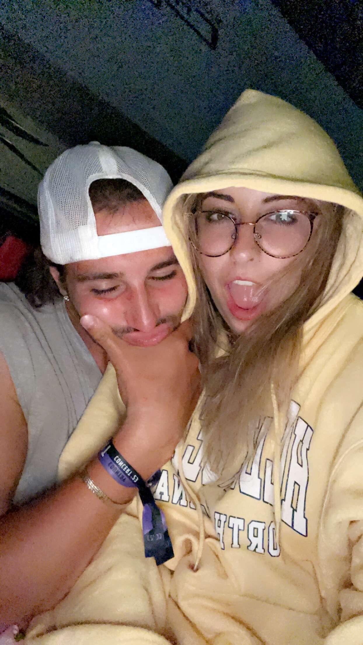 The next day we hung out the whole day, we knew it was something special. 