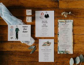 personalized wedding stationery