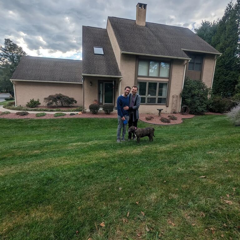 Although we were living together for a year before, we made it official and settled on our new home in October!