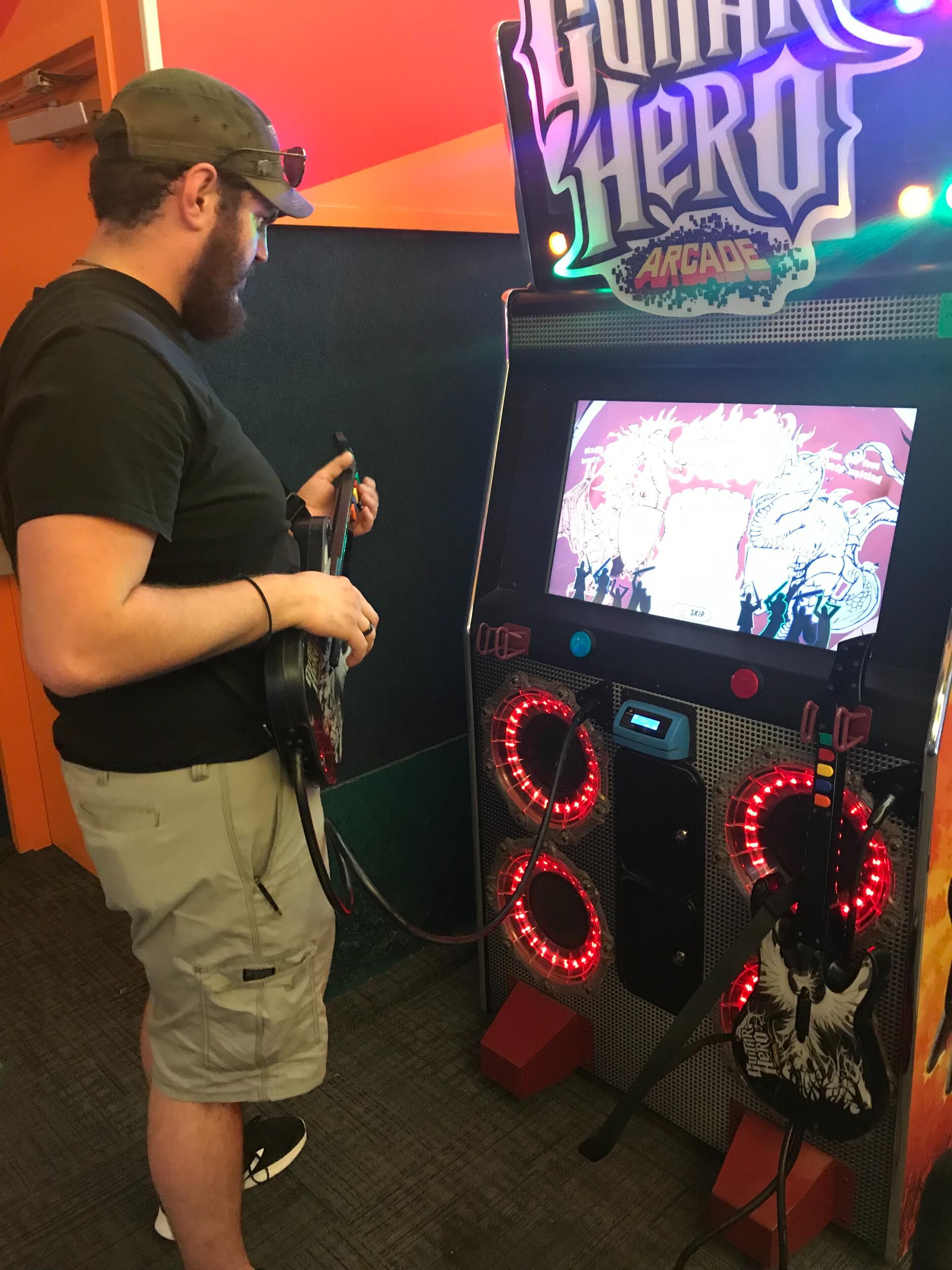 One of our favorite spots on our days off work was the mall food court arcade in Rapid City, SD.