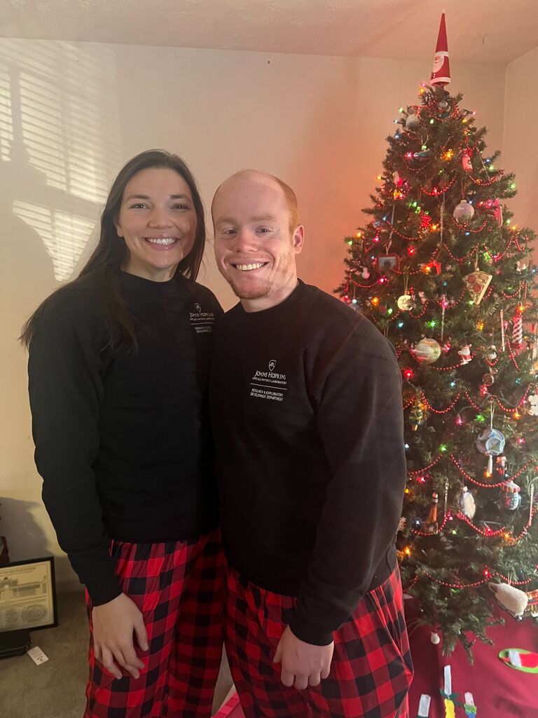 First Christmas morning together