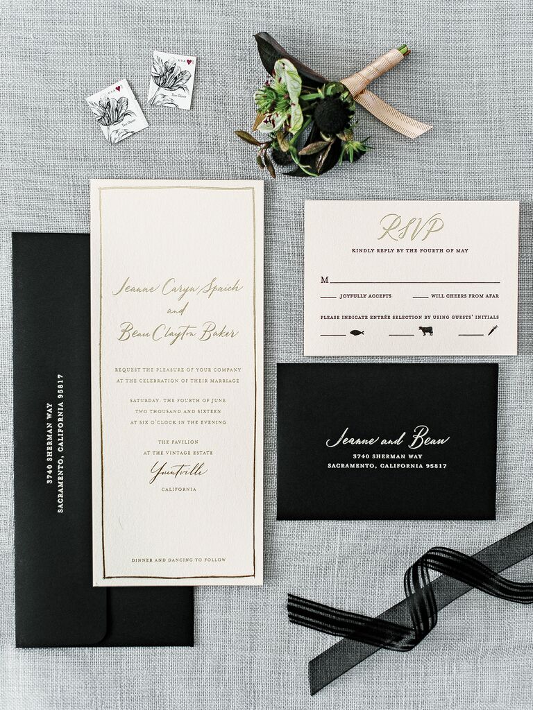 Wedding Colors: How to Pull Off Black in Your Wedding Color Palette