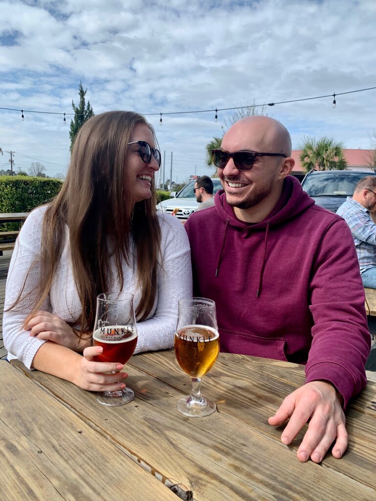 Kaylene showed Nick all the best Charleston spots, which of course included a self-guided tour of the breweries.