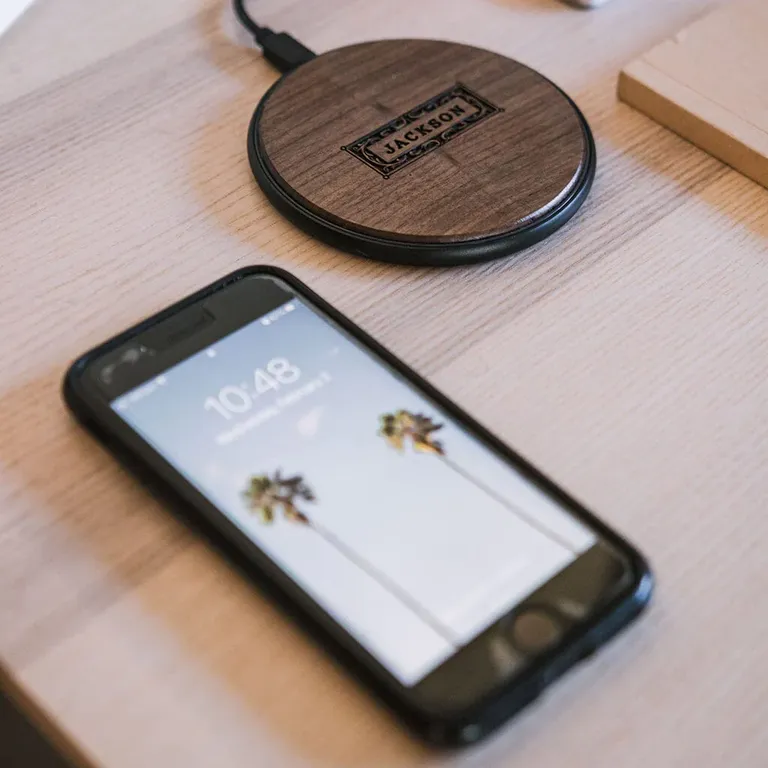 Personalized Wireless Charger gift for girlfriends dad