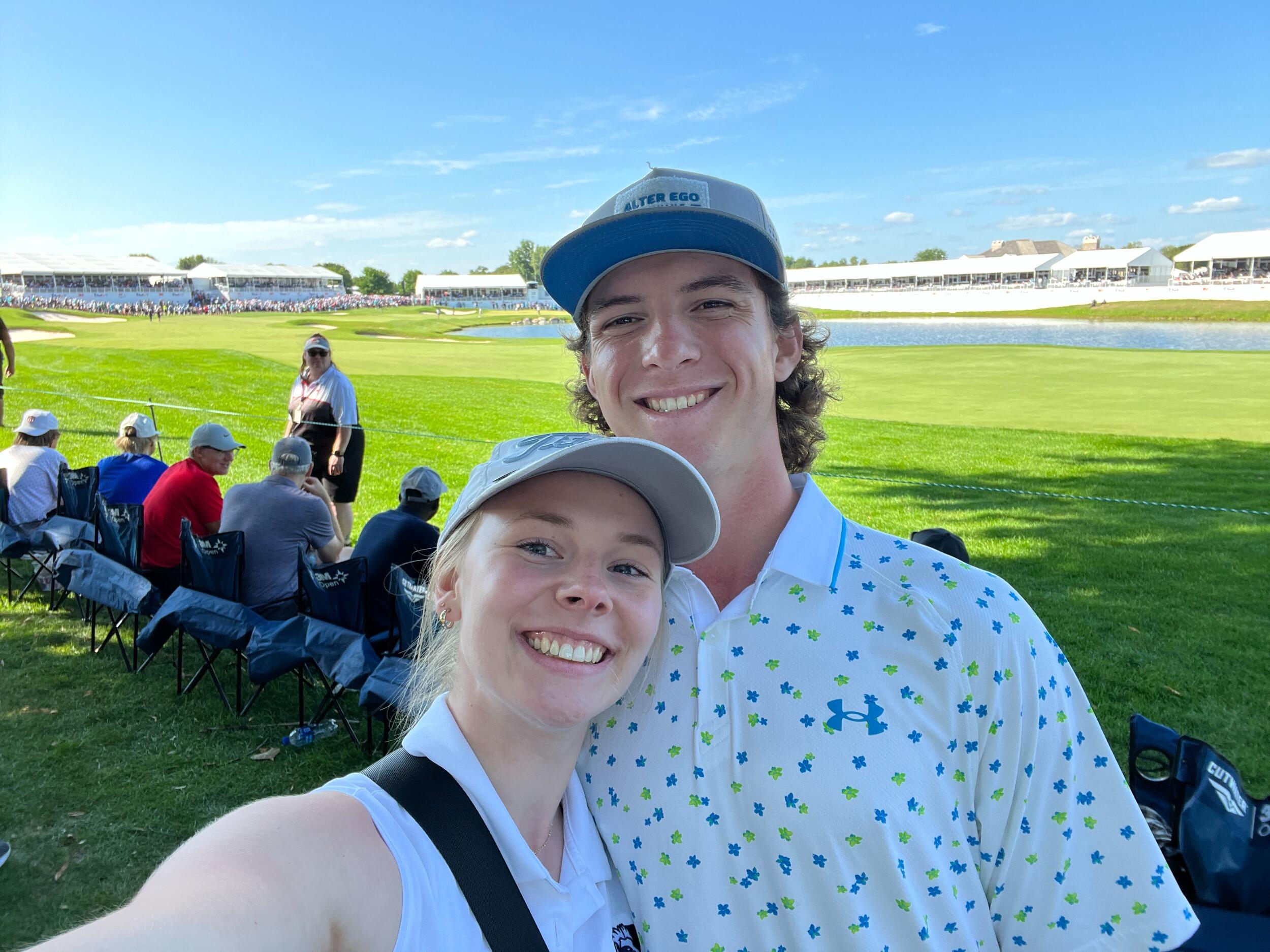 We golfed and watched a lot of golf over the summer- this is at the 2023 3M Open