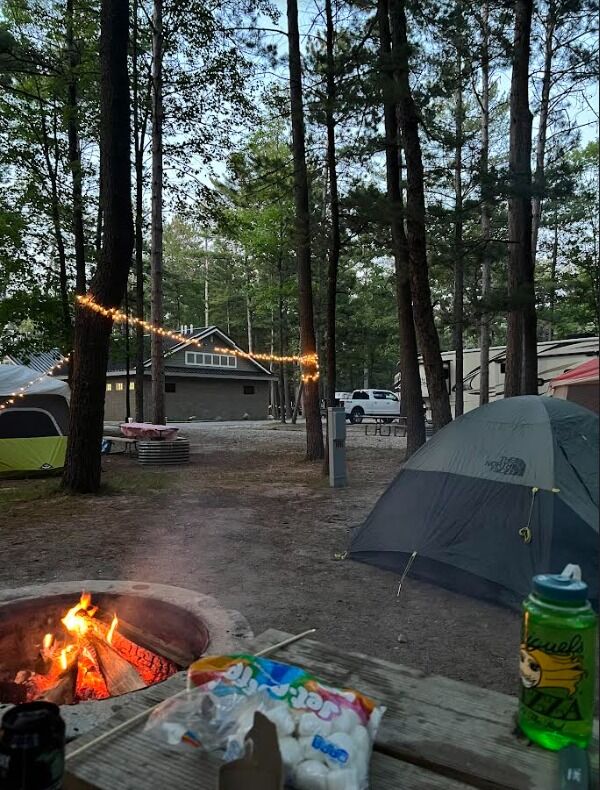 We refer to July as our "month of adventure" since Claryce had a virtual rotation, and Daniel's whole job is a virtual rotation. Many smores and hotdogs and canned margaritas were consumed around the campfire this month.