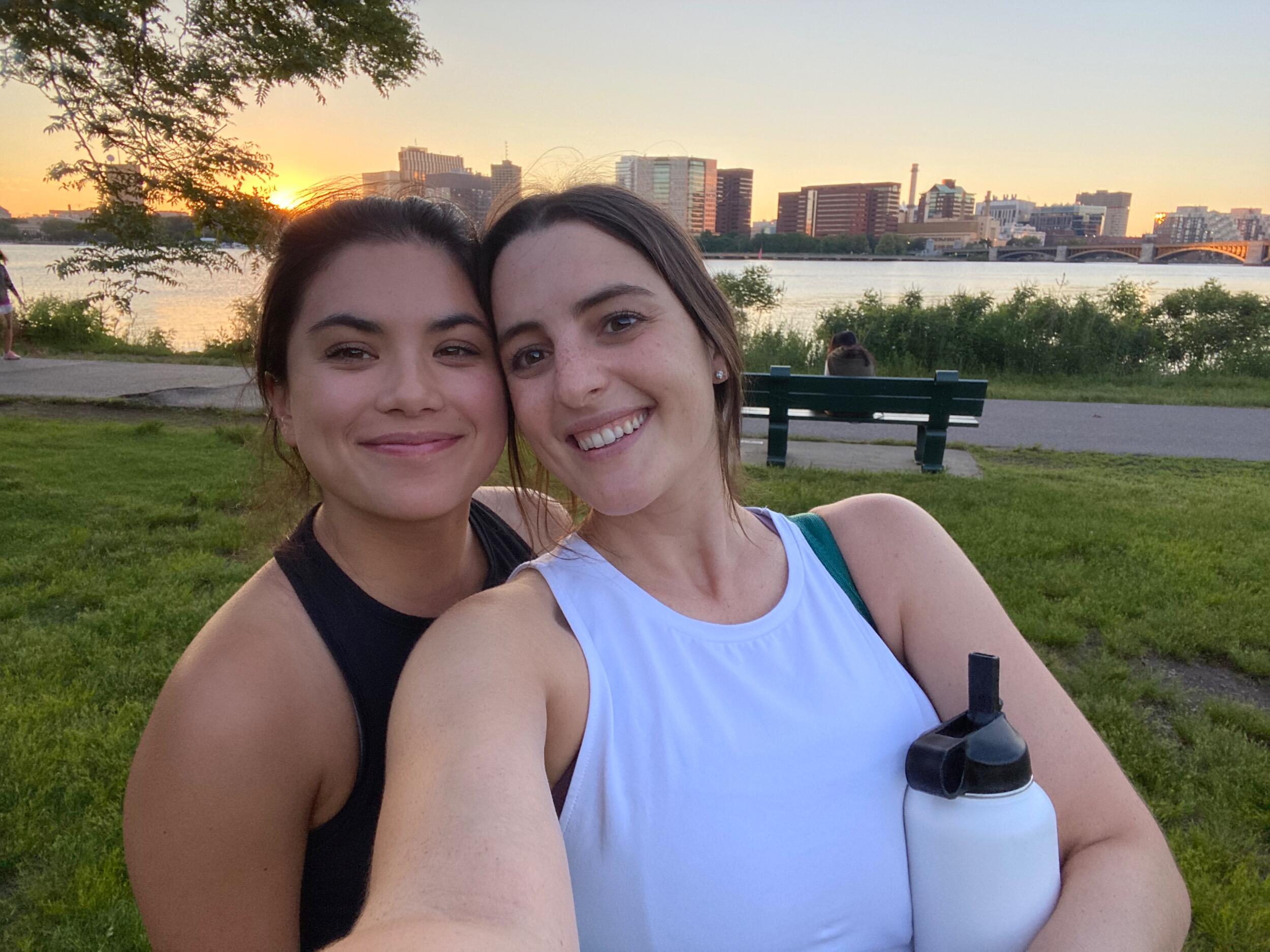 We quickly fell in love with the city and have truly made it our home. We love going for walks along the Charles river, exploring new restaurants, and going to Red Sox games!