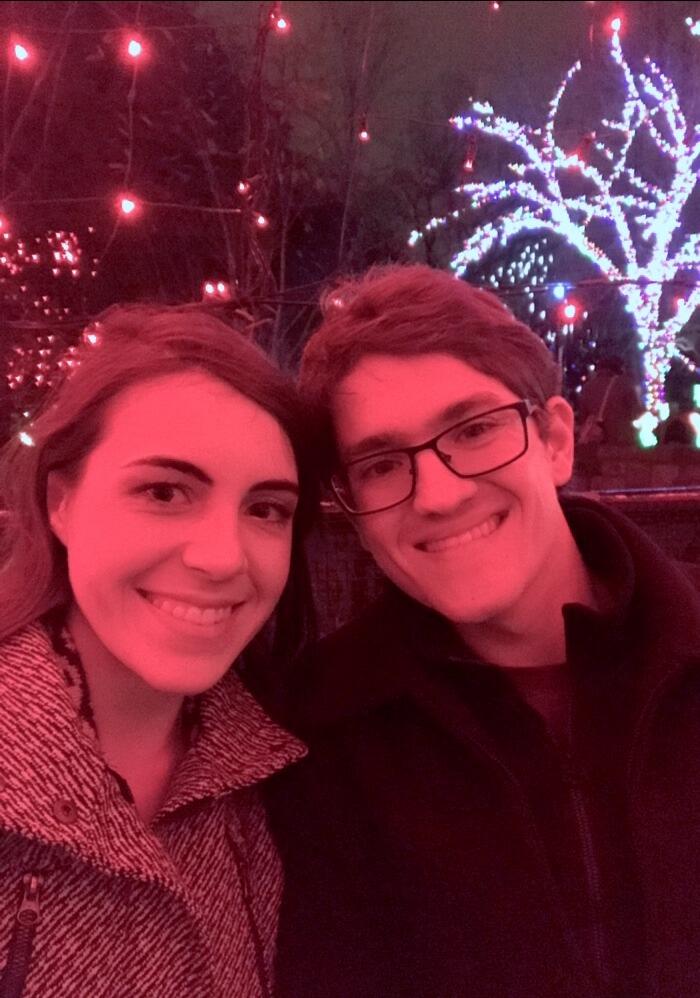 Seeing the Smithsonian Zoo Christmas Lights (even if it was after Christmas).