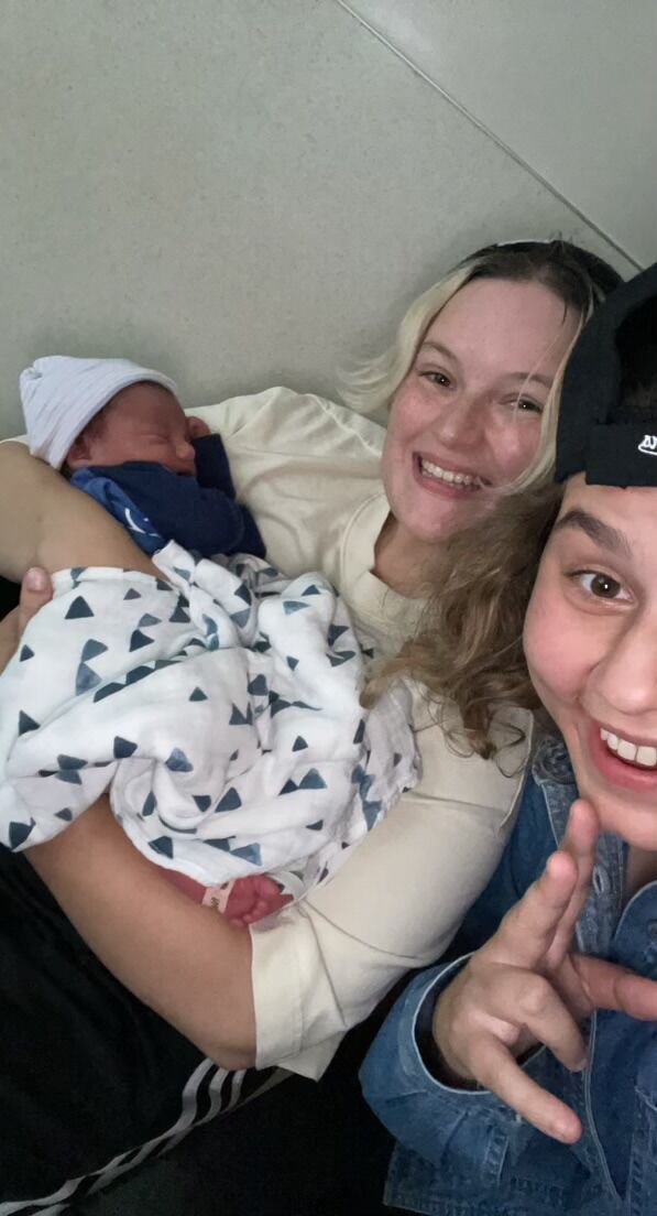 We meet our nephew, Paxton!