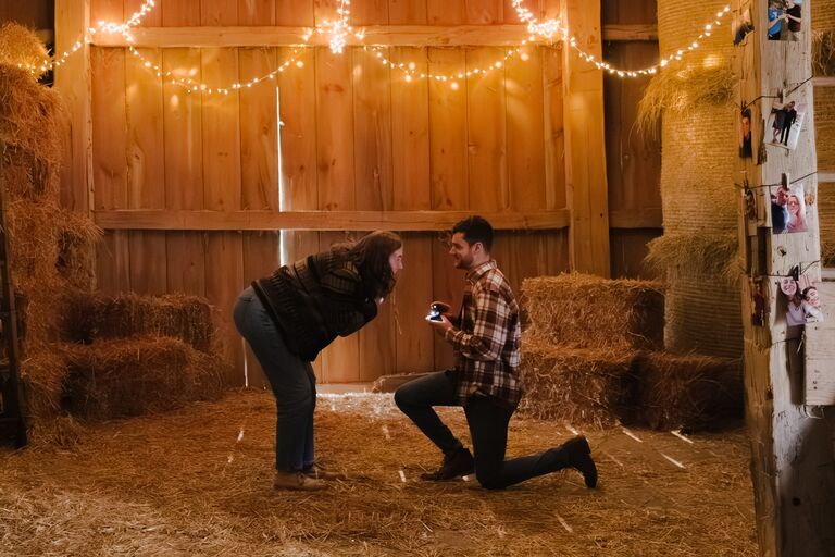 In October, Shari came home for the weekend for what she thought was a "surprise" birthday party for her mom. But little did she know Nick had been planning something special. Shari's sister, Katee, told her to search for her dog around the barn, as Shari entered, Nick, who was supposed to be in Virginia, came around the corner! With that, Nick asked Shari to marry him and she said yes! Though they still have to continue their long-distance relationship till May, there is a lot that God has planned for them!