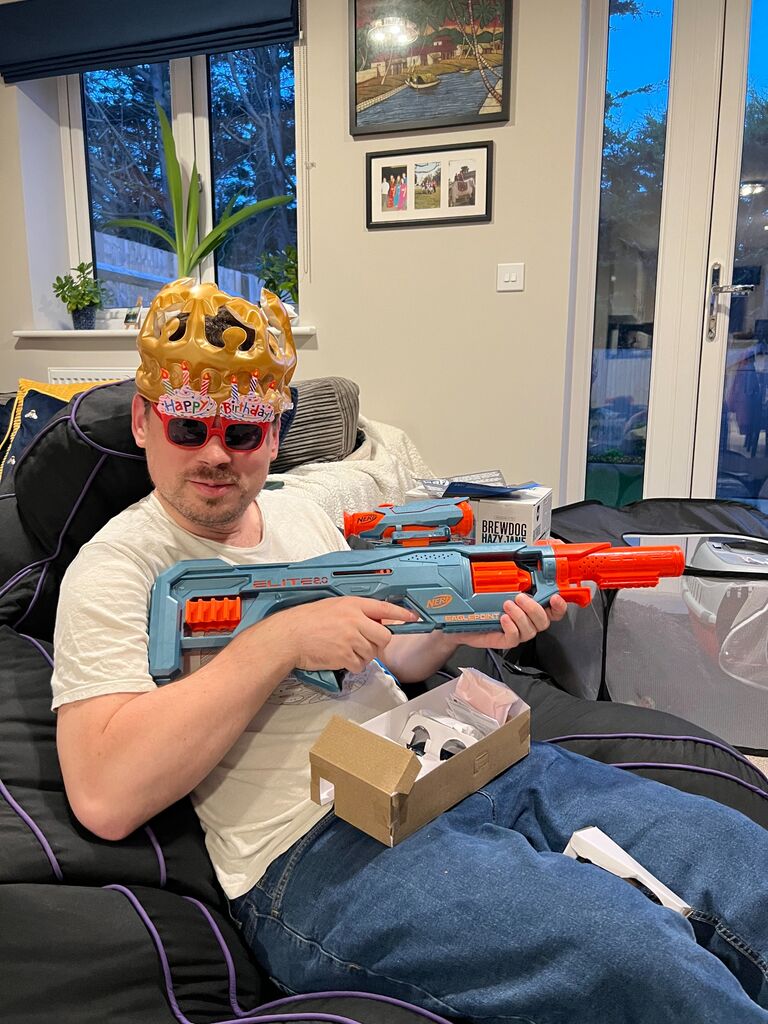 ... as further shown by Maciej's birthday presents from both of them that year