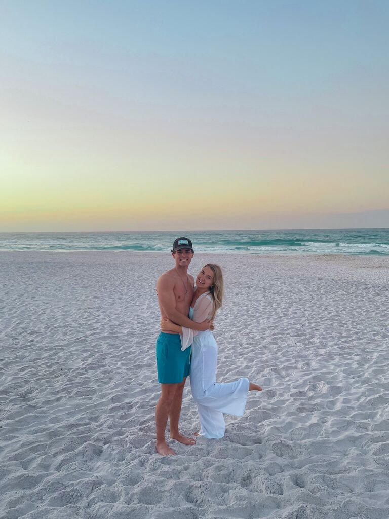 Julia and Jordan have gone on a spring break trip to Santa Rosa, Florida each year of college. Julia always makes Jordan wake up at least once to watch the sunrise.