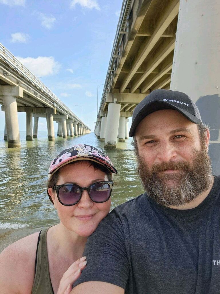 Just some sunny summer Saturday getting a nice walk in at Chicks beach. Despite the sun and heat, Billy loves when I drag him out to walk bridge to bridge. ~Natalie