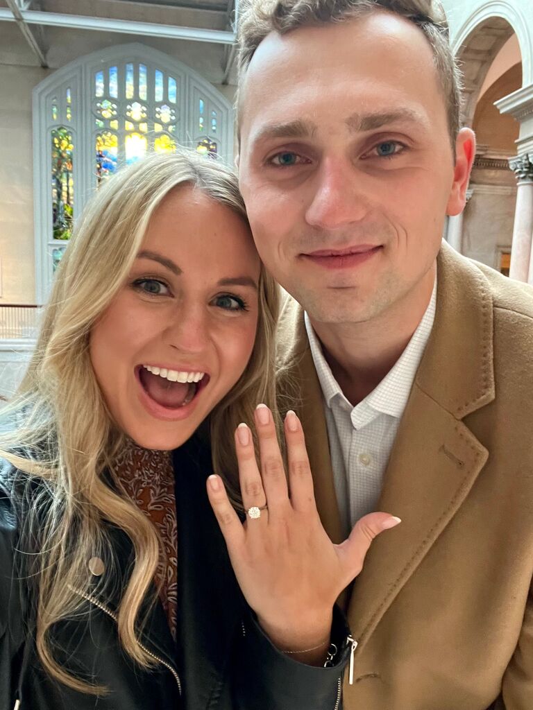 Michael popped the question at one of our favorite places in Chicago, the Art Institute! We celebrated all night long with both of our families. The best day until May 18, 2024!