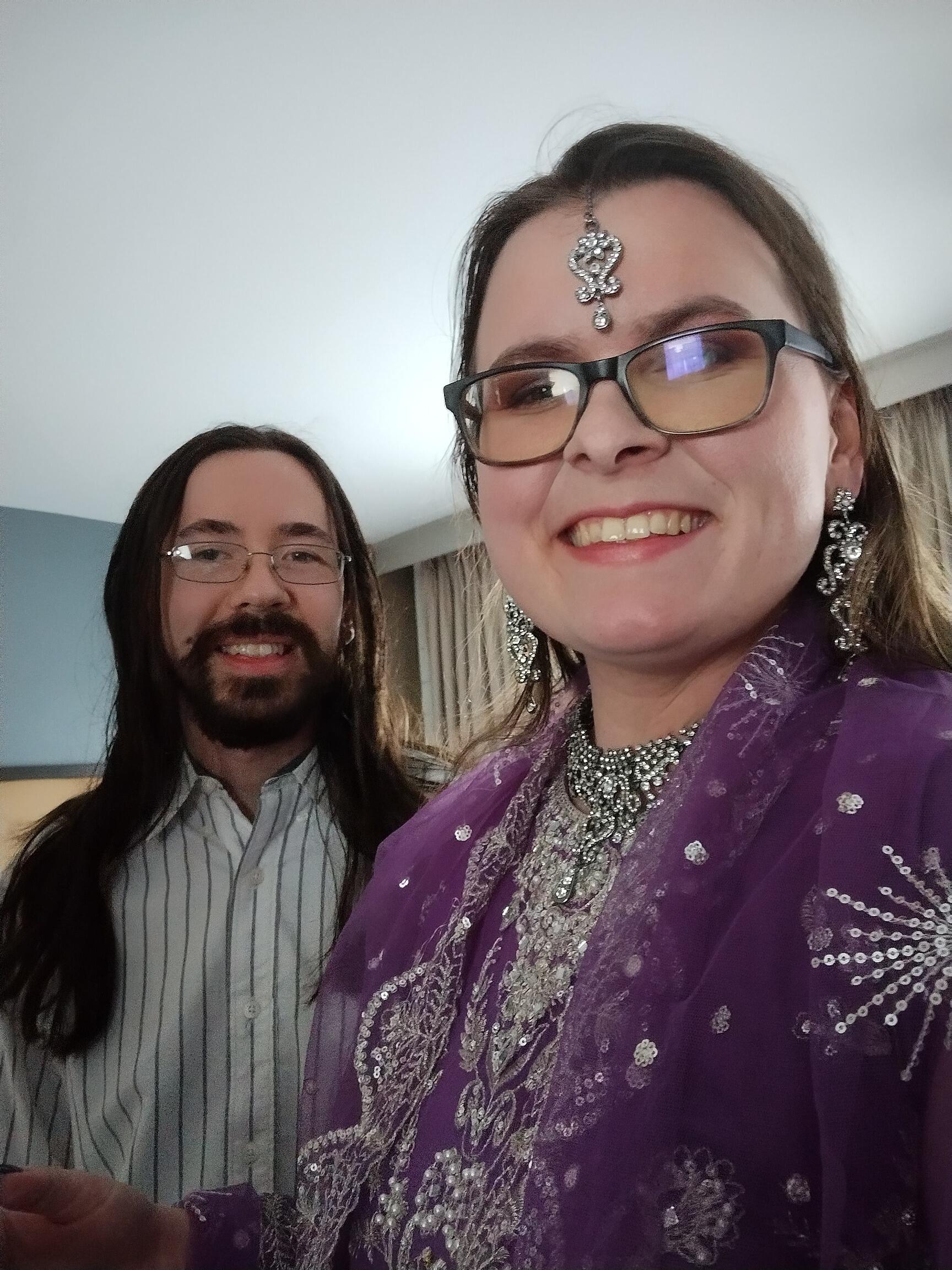 Before Aqsa and Ahmed's wedding! It was a lot of fun!