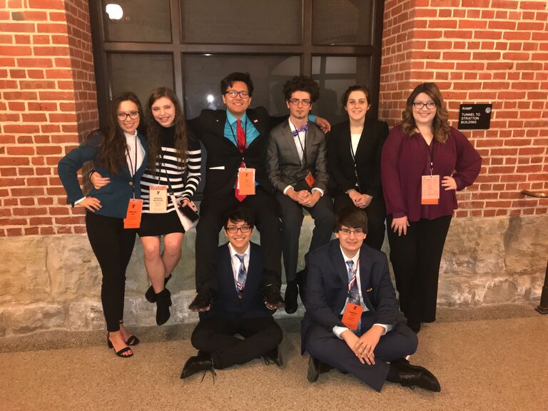 Andrew and Taylor hit it off at the Youth and Government Convention in Springfield, IL