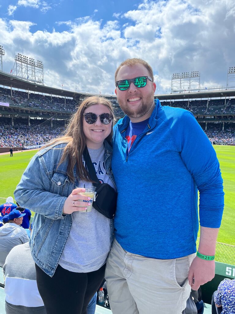 Ed decided we needed to go to a Cubs game. This was a big deal because I grew up a Cardinals fan. Fun fact about this day, Ed made me do a shot of Malort before the game and we got two parking tickets. 