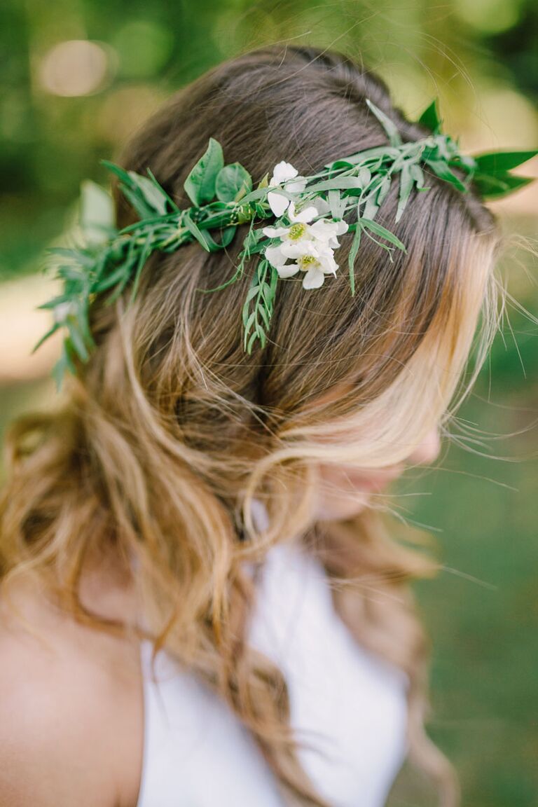 natural flower crown