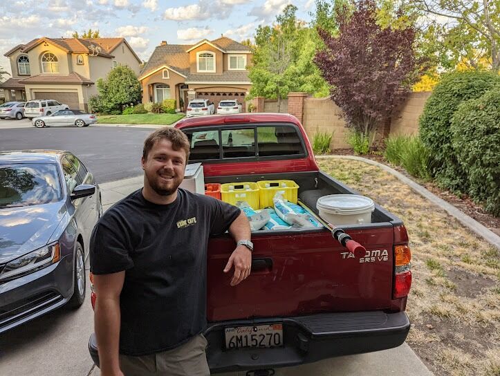 Little did we know when coming back from such a fun vacation, Keagan was about to buckle down and start his own company! All Weather Pools! If you want the cleanest pool on this planet earth, give him a call. He's got you covered. "Very proud of him" -Bri