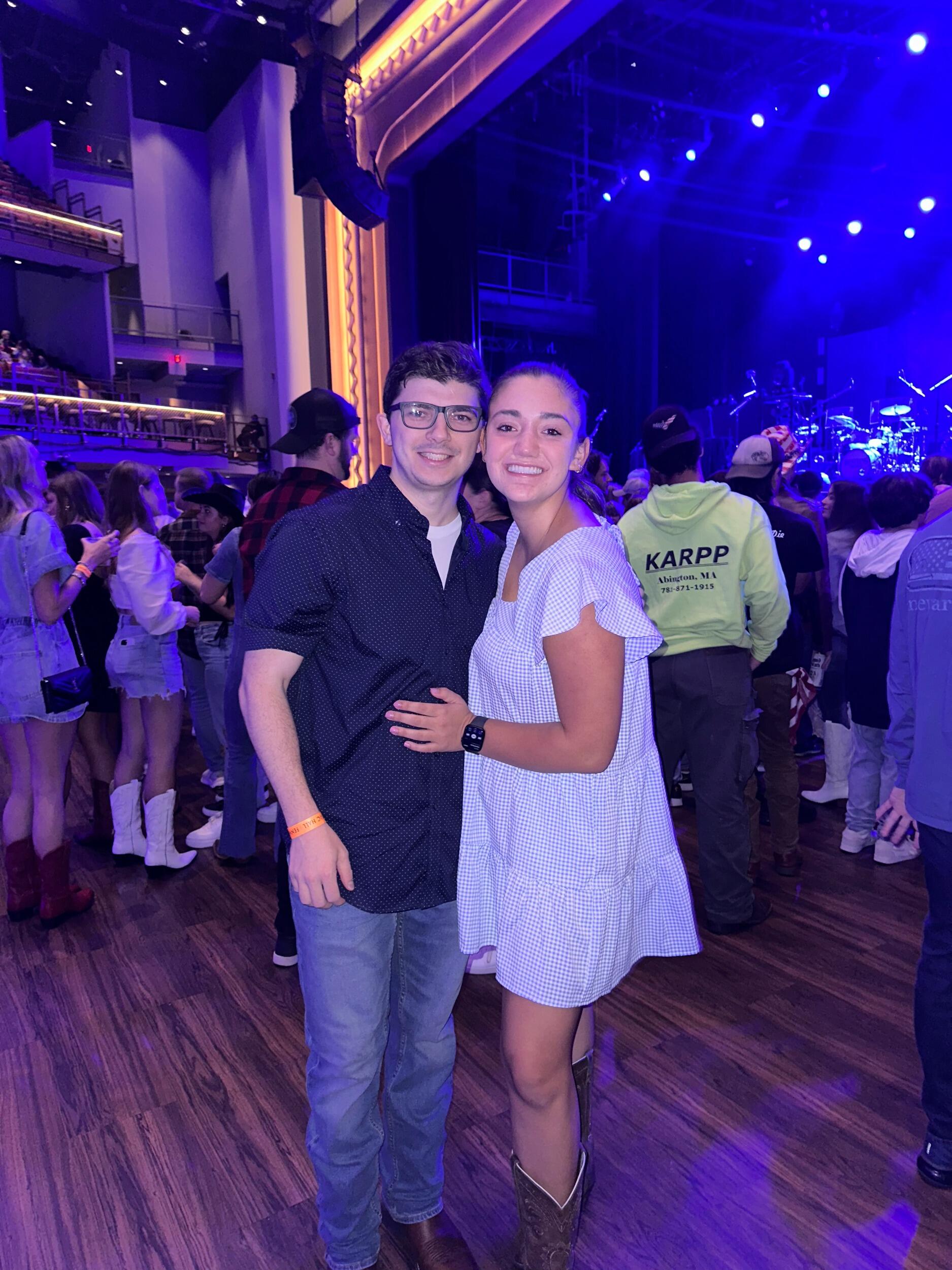 Marissa and David quickly bonded over their LOVE of country music. 